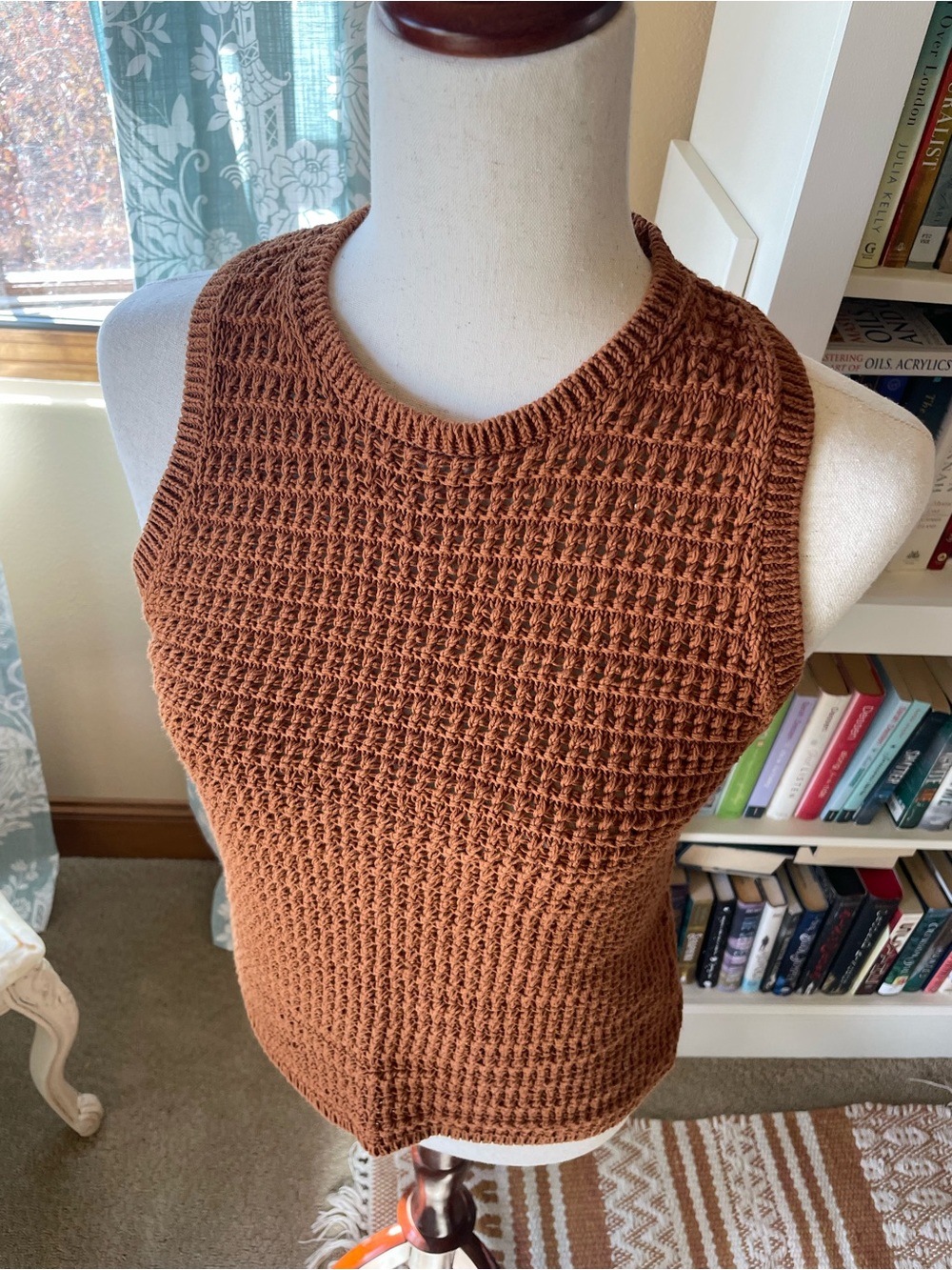 madewell cotton crocheted tank - Picture 2 of 6